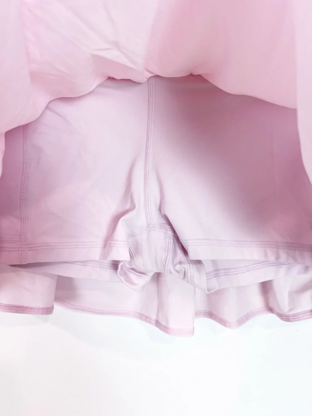 GILLY HICKS PINK BALLET WRAP SKORTIE ELASTIC WAIST ATHLETIC SKORT SZ SMALL - Picture 4 of 8